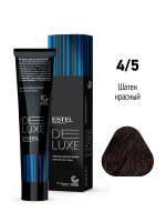 4/5 Краска-уход De Luxe, шатен красный, 60 мл