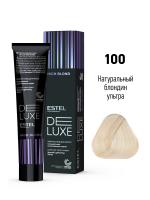 100  Краска-уход De Luxe, натуральный блондин ультра (High blond), 60 мл