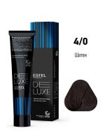 4/0 Краска-уход De Luxe, шатен, 60 мл