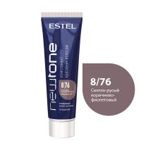 8/76 Тонирующая маска для волос NEWTONE ESTEL Светло-русый коричнево-фиолетовый 60 мл.