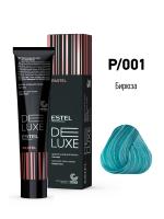 001 Краска-уход De Luxe, бирюза (Pastel), 60 мл