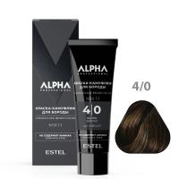 Краска-камуфляж для бороды ESTEL ALPHA PRO 4/0 (40 мл)