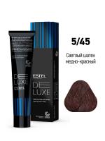 5/45 Краска-уход De Luxe, светлый шатен медно-красный, 60 мл