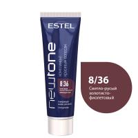 8/36 Тонирующая маска для волос NEWTONE ESTEL Светло-русый золотисто-фиолетовый 60 мл.