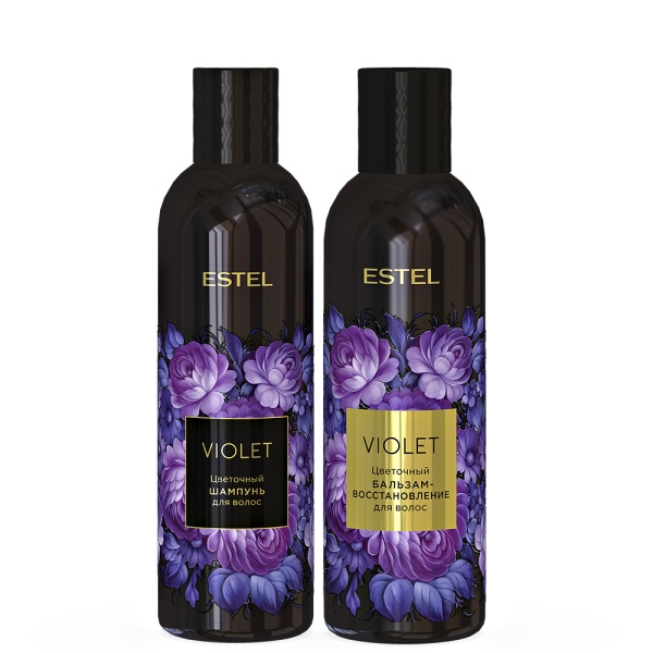 Дуэт компаньонов ESTEL VIOLET (шампунь 250 мл, бальзам 200 мл)