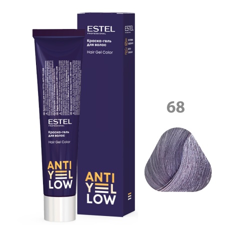 AY/68 Краска-гель для волос ESTEL ANTI-YELLOW фиолетово-жемчужный нюанс (60 мл)