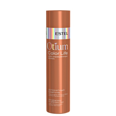 Деликатный шампунь для окрашенных волос OTIUM COLOR LIFE, 250 мл
